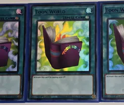 Toon World LDS1-EN068 Ultra Rare 1st Edition Yugioh TCG Card Lot ×3 NM/M - Image 2