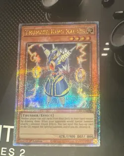 *** THUNDER KING RAI-OH *** QUARTER CENTURY SECRET RARE RA03-EN206 YUGIOH! - Image 1