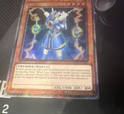 *** THUNDER KING RAI-OH *** QUARTER CENTURY SECRET RARE RA03-EN206 YUGIOH! - Image 3