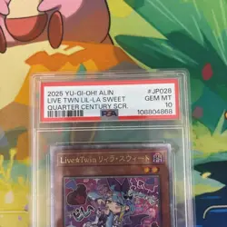 PSA 10 Yu-Gi-Oh! Yugioh Live☆Twin Lyra Sweet 25th Japanese Trading Card F/S - Image 2