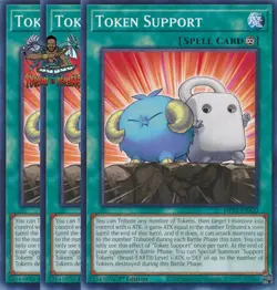 Yugioh! 3x Token Support MP25-EN420 Common 1st Ed NM - Image 1
