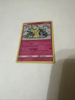 Mimikyu SM163 Holo Black Star Promo Pokemon Card LP Condition - Image 1