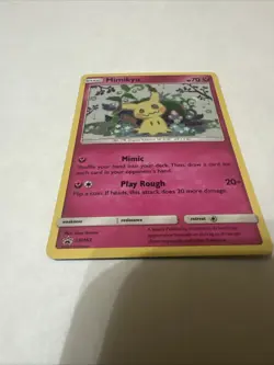 Mimikyu SM163 Holo Black Star Promo Pokemon Card LP Condition - Image 2