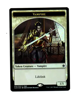 MTG - Vampire / Treasure Dual Card - Explorers Of Ixalan Foil Promo - Mint - Image 1