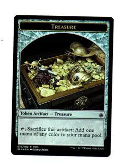 MTG - Vampire / Treasure Dual Card - Explorers Of Ixalan Foil Promo - Mint - Image 2