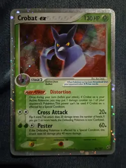 Pokemon Crobat EX Holo Card 96/107 Deoxys Light Play Condition - Image 1