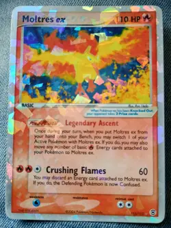 Pokemon TCG Moltres EX 115/112 FireRed LeafGreen Secret Rare Holo Card LP - Image 1