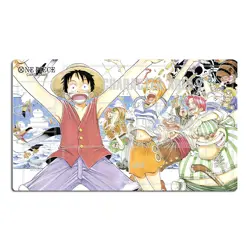 O-P Luffy Playmat Trading Card Game CCG OPCG Mat Board Game Zones Playing Pad - Image 1