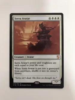 Serra Avatar MTG Magic the Gathering Card NM Near Mint C18 - Image 1