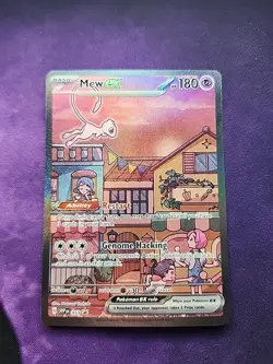 Pokemon TCG Mew EX 053 Scarlet & Violet Promo Holo Card NM Condition - Image 1