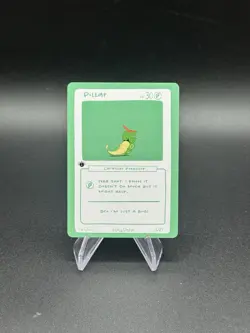 Pokederp 1st Edition Pillar - Caterpie 16/25 Second Print Custom Derpy Card - Image 1