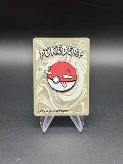Pokederp 1st Edition Pillar - Caterpie 16/25 Second Print Custom Derpy Card - Image 2