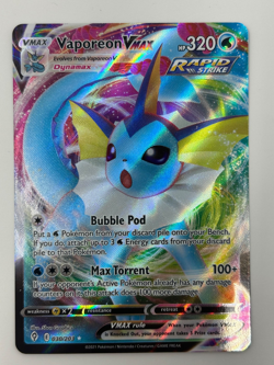 Vaporeon VMAX 030/203 Holo - Rapid Strike - NM - Pokemon TCG Card - Image 1