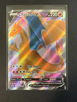 Charizard V - SWSH050 - Pokemon Promo Sword & Shield Full Art Card NM - Image 1