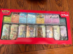 Pokemon TCG Prismatic Evolutions Costco 8 Mini-Tin Bundle w/ Promo Cards SEALED - Image 1