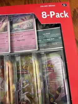 Pokemon TCG Prismatic Evolutions Costco 8 Mini-Tin Bundle w/ Promo Cards SEALED - Image 3