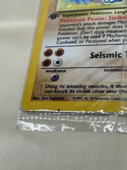 Machamp 8/102 - FACTORY SEALED HOLO RARE - Pokemon Base Set 1st Edition Card TCG - Image 2