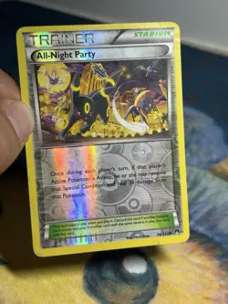 All-Night Party 96/122 Reverse Holo Umbreon XY BREAKPoint Pokemon Card NM LP - Image 3