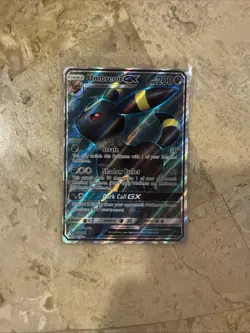 Pokemon Umbreon GX Full Art Holo Card Sun & Moon 142/149 Ultra Rare - Image 1