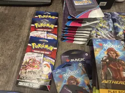 Lot Of 40 Pokemon Mtg Booster Packs And 4 Pokemon Battle Decks - Image 2