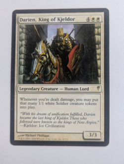 Magic Mtg Coldsnap Darien King of Kjeldor lightly played - Image 1