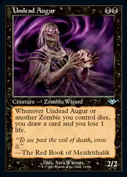 MTG NM Modern Horizons 2 TS - Undead Augur Retro Foil - Image 1