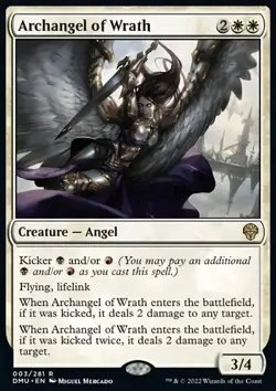 MTG Magic the Gathering Archangel of Wrath (3/447) Dominaria United NM - Image 1