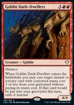 MTG Magic the Gathering Goblin Dark-Dwellers (153/344) Commander 2020 NM - Image 1