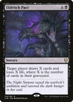 MTG Eldritch Pact (126/1080) Commander Legends Battle for Baldur's Gate LP - Image 1