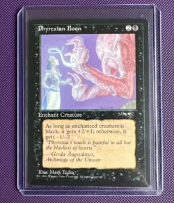 PHYREXIAN BOON Alliances 1996 Magic The Gathering MTG Common Black HP - Image 1