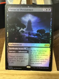 MTG *Virtue of Persistence foil X1* (NM) Wilds of Eldraine Magic the Gathering - Image 1