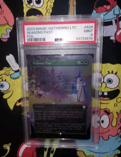 MTG Seasons Past Borderless Foil LTC LOTR Lord of the Rings Gandalf PSA 9 - Image 1