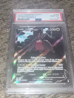 Pokemon TCG Regidrago V Silver Tempest 184/195 Holo Ultra Rare - Image 1
