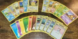 Pokemon 100% Complete Base Set Jungle Fossil Commons NM-LP w Trainers energy - Image 4