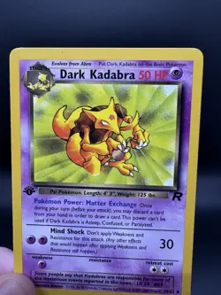 Pokemon TCG Dark Kadabra 39/82 1st Edition Team Rocket Uncommon LP - Image 3