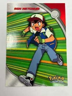 Pokemon 2000 Topps TV Animation Edition - Ash Ketchum (HV1) - Non Holo - LP - Image 1