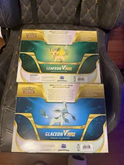 Pokemon TCG Leafeon, Glaceon VSTAR Special Collection Box (Lot2) Factory Sealed - Image 2