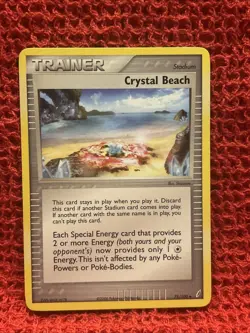 Crystal Beach - 75/100 - Uncommon VLP/NM, Pokemon EX Crystal Guardians 2006 - Image 1