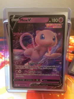 2023 POKEMON SWORD AND SHIELD CROWN ZENITH #060/159 MEW V - Image 1