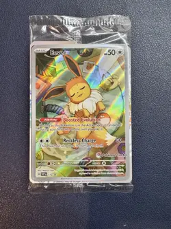 Prismatic Evolutions Pokemon Center Eevee Promo #173 Stamped Sealed TCG - Image 2