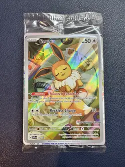 Prismatic Evolutions Pokemon Center Eevee Promo #173 Stamped Sealed TCG - Image 3