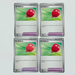 Pokemon TCG - Air Balloon - 079/086 - SV: Black Bolt X4 NM Playset - Image 1