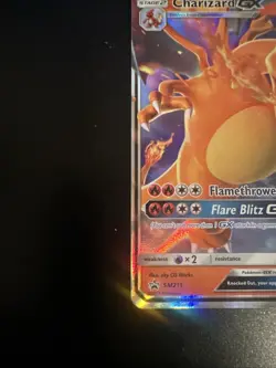 Charizard GX #SM211 Pokemon Promo NM-FREE GIFT - Image 3