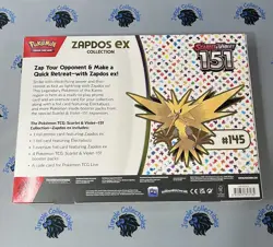 Pokemon TCG Scarlet & Violet 151 Zapdos EX Collection Box NEW SEALED RARE - Image 2