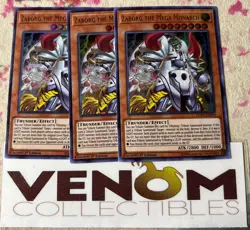 3x (M/NM) - Zaborg the Mega Monarch - DUPO-EN079 - Ultra Rare 1st Edition YuGiOh - Image 1