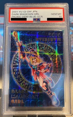 PSA10 Yu-Gi-Oh Dark Magician Girl Dungeon Dice Monster DDM Blue Secret Rare 2001 - Image 1