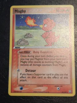 POKEMON TCG CARDS MAGBY + MAGMAR 24/109 44/109 EX TEAM ROCKET RETURNS NM/VLP - Image 2