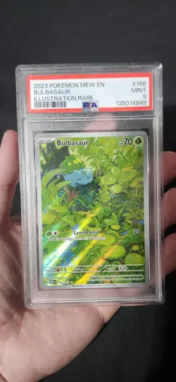 Bulbasaur Holo PSA 9 Scarlet & Violet 151 Card 166/165 Sv - Image 1