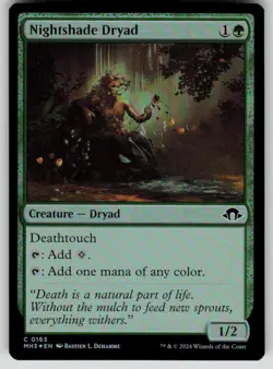 Nightshade Dryad Foil Common Modern Horizons 3 163 MTG Near Mint 2024 - Image 1