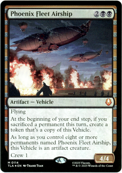 Phoenix Fleet Airship (Foil) 0114 - Avatar: The Last Airbender TLA - MTG - NM/M - Image 1